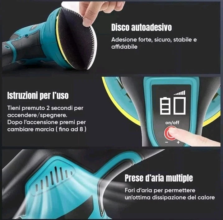 Kit Auto Perfetta Idropulitrice + Lucidatrice