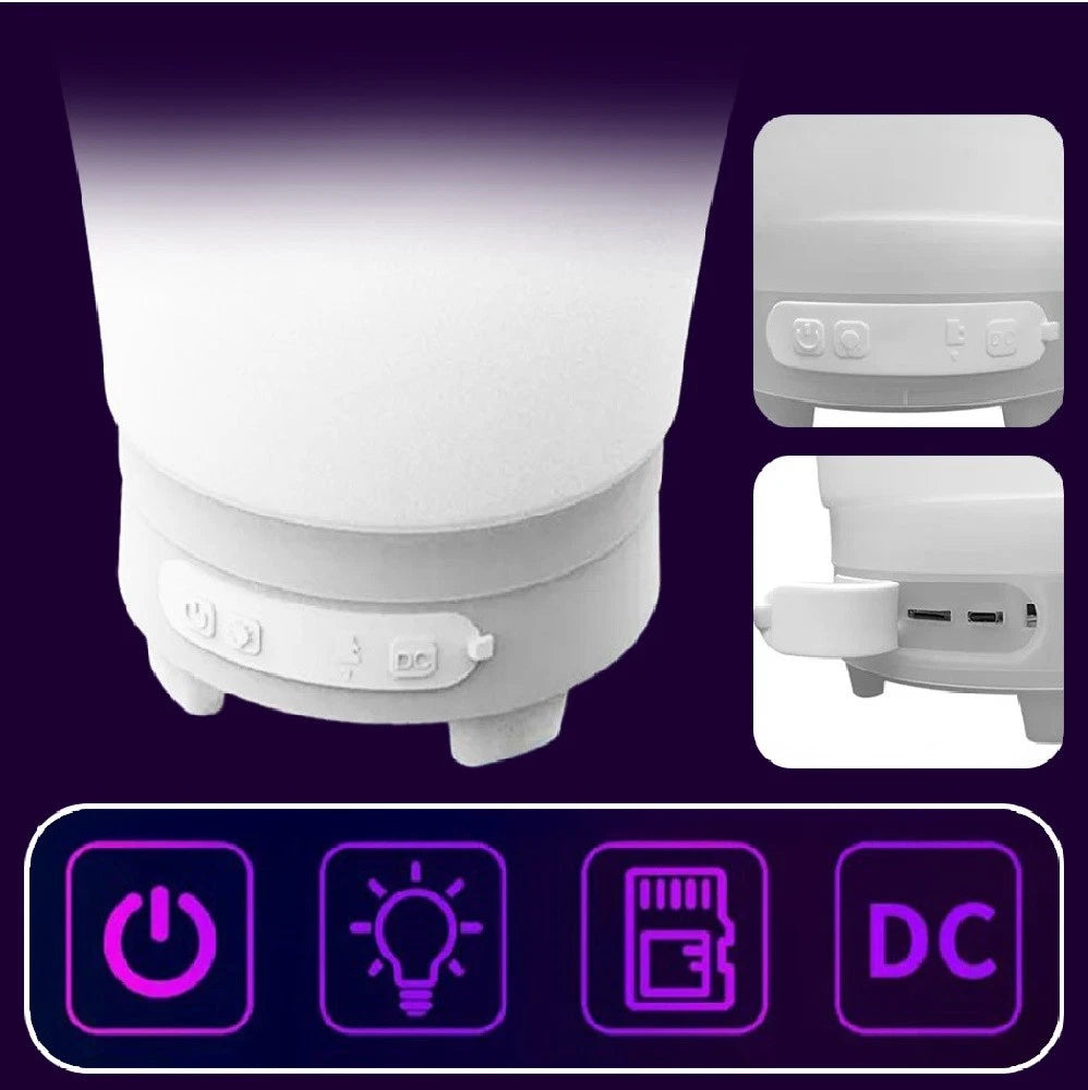 Secchiello Ghiaccio LED RGB Con Altoparlante Bluetooth