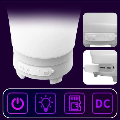 Secchiello Ghiaccio LED RGB Con Altoparlante Bluetooth