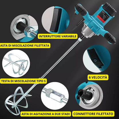 Kit Miscelatore + Prolunga Schuko 30MT