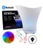Secchiello Ghiaccio LED RGB Con Altoparlante Bluetooth